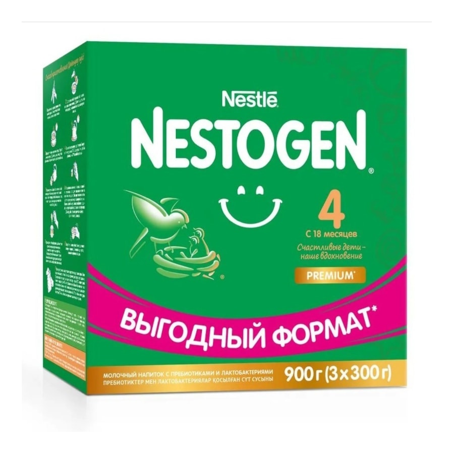 Nestogen Premium 4 с 18 месяцев 900 г.